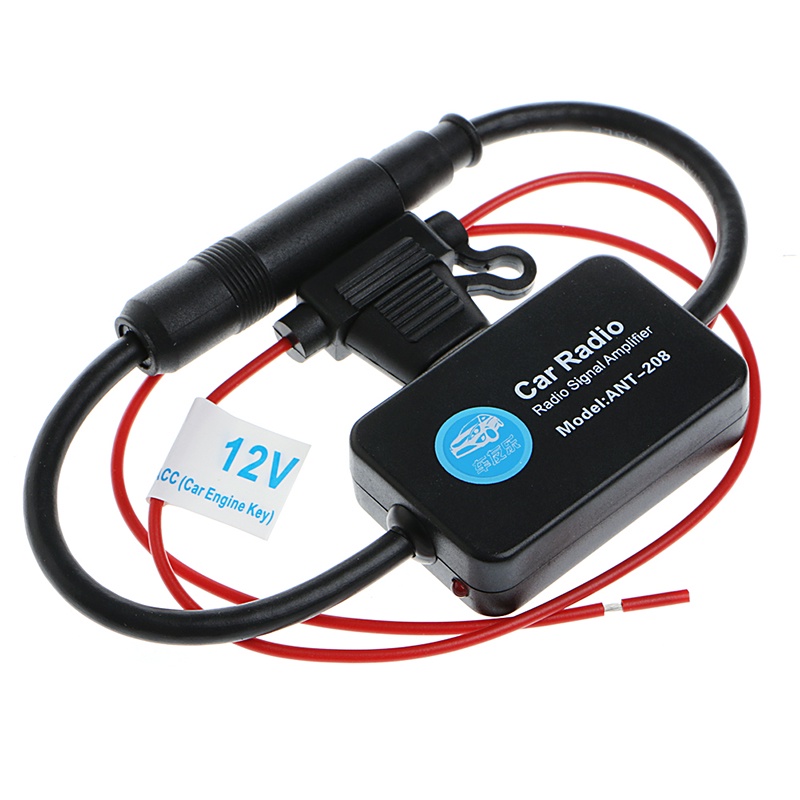Ăng Ten Khuếch Đại Tín Hiệu FM 12V 25dB ANT-208 Cho Xe Hơi