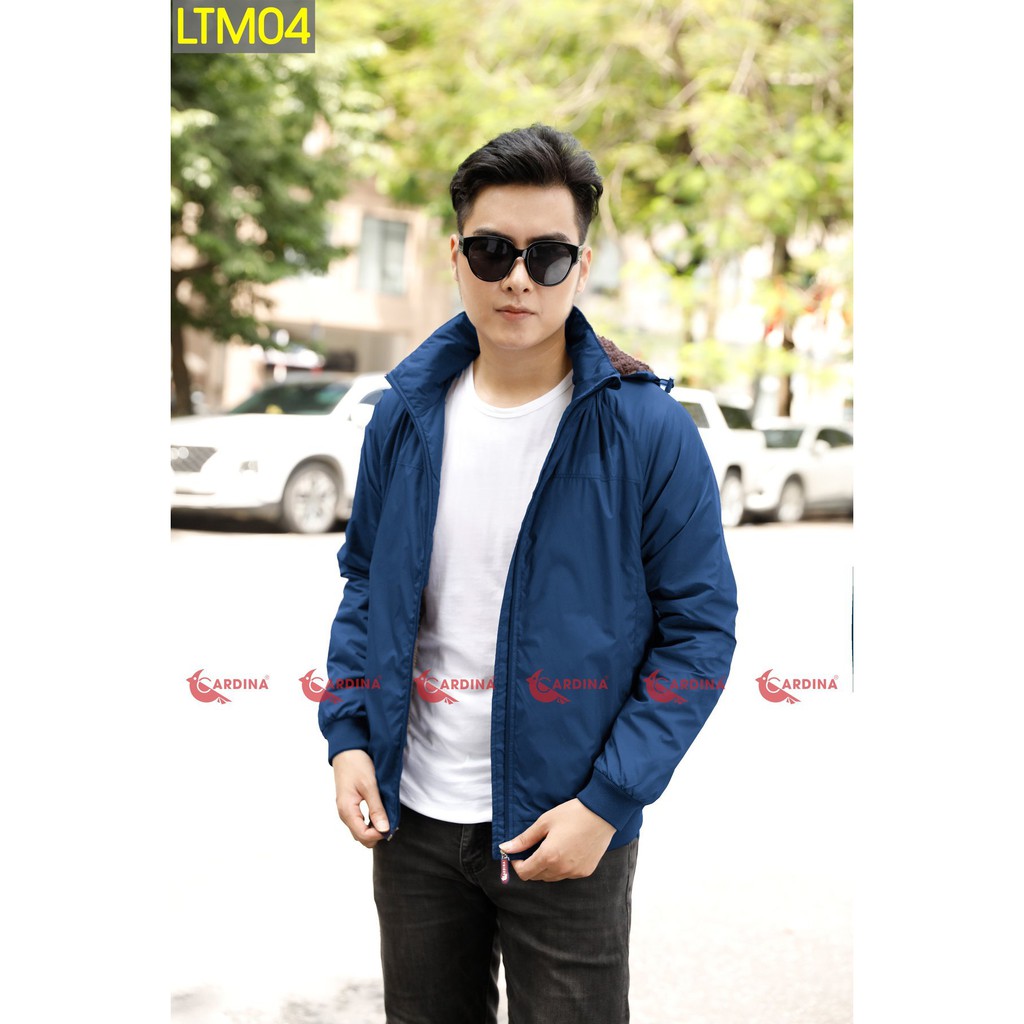 Áo Khoác Nam, Áo Gió Nam 2 Lớp Lót Lông Cừu CARDINA Cao Cấp Siêu Nhẹ, Siêu Ấm | BigBuy360 - bigbuy360.vn