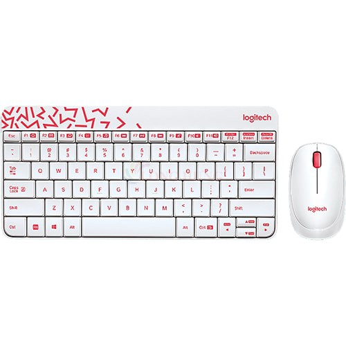 Combo chuột và bàn phím không dây Logitech MK240 - Hàng chính hãng