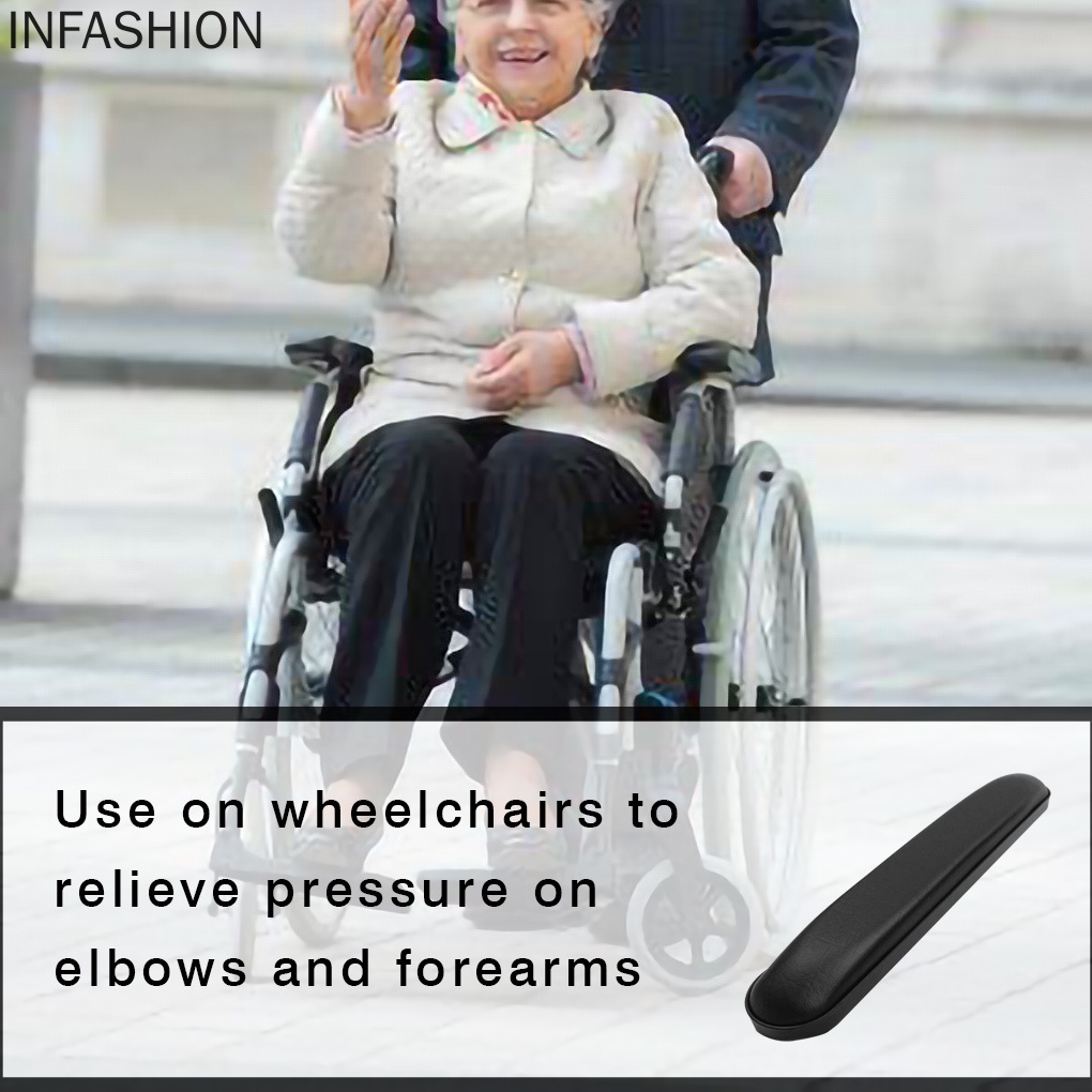 [Hàng mới về] Set 2 đệm kê tay bằng da thay thế cho xe lăn