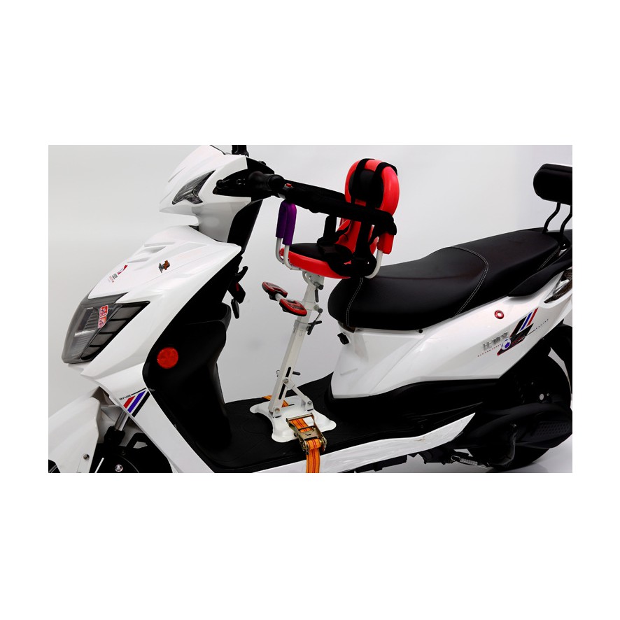 Ghế ngồi xe máy cho bé ghế ngồi xe máy cho trẻ em màu xanh tặng kèm bảng chữ bằng gỗ đẹp