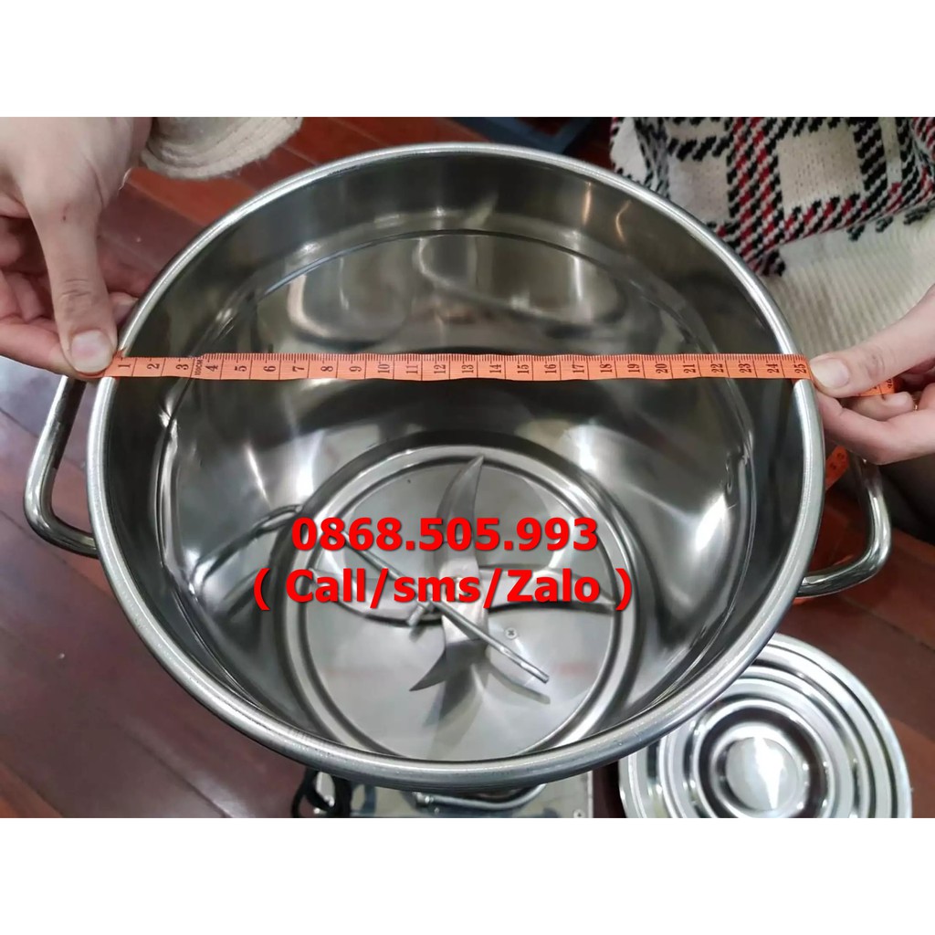 Máy xay rau má, xay nước sốt nồi cao 25cm