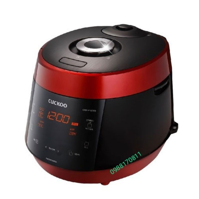 Nồi cơm điện Cuckoo CRP-PK0600F/BKRDVN màu đen đỏ dung tích 1.08L