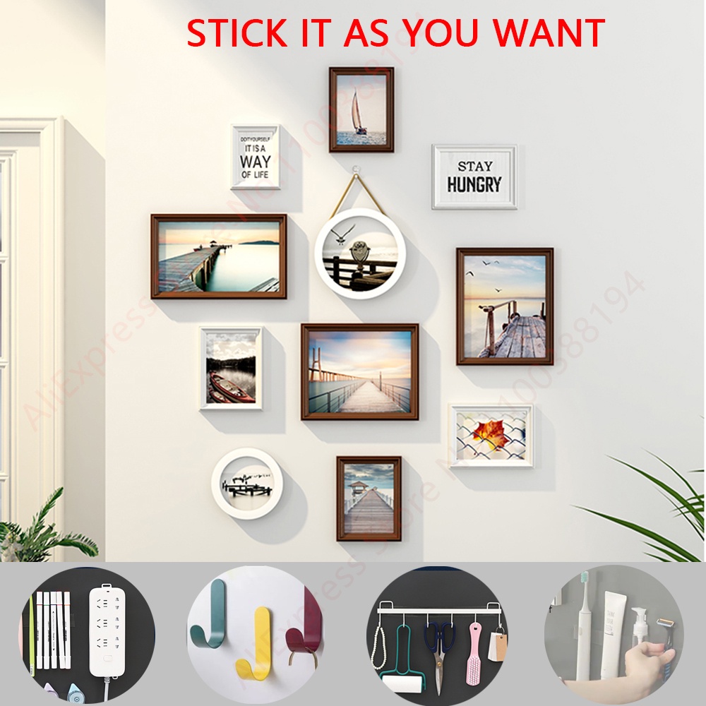 Băng Keo Hai Mặt Nano Trong Suốt Chống Nước Có Thể Tháo Gỡ Trang Trí Sổ Tay / Thảm Xe Hơi /