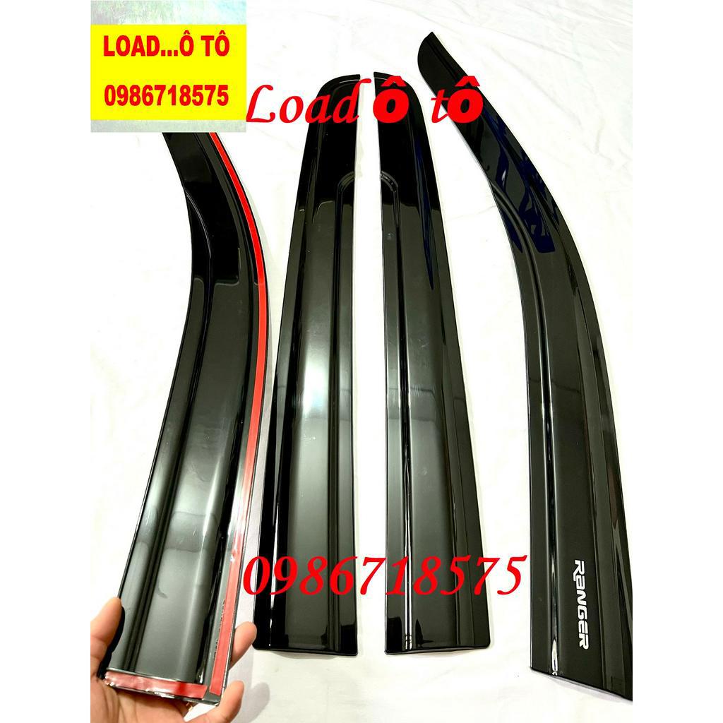 Vè Che Mưa Có Khuyết Xe Ford Ranger 2023-2016 Nhựa Đen Cao Cấp