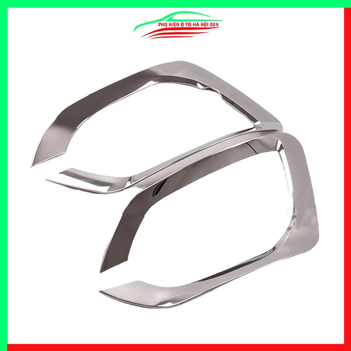 Ốp viền đèn gầm trước Tucson 2019-2021 mạ Crom chống trầy trang trí làm đẹp xe