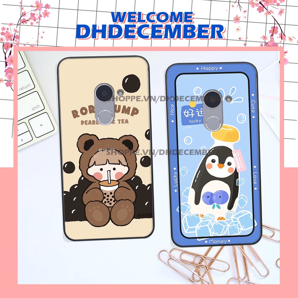 Ốp lưng Huawei Y7 PRIME 2018 in hình dễ thương- cute dog- n@sa RẺ-ĐẸP-CHẤT