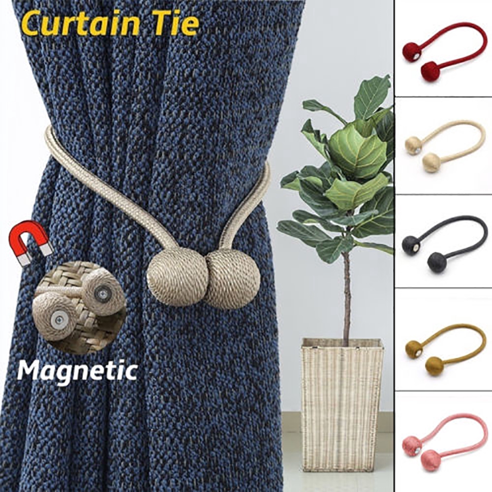 1PCS Creative Curtain Magnet Buckle Modern Punch Free Installation Curtain Buckle