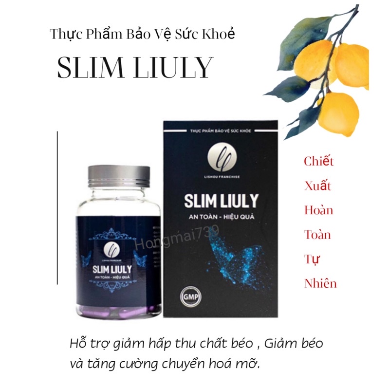 Viên Uống Giảm Cân Slim Liuly Thái Lan Đốt Cháy Mỡ Thừa Nhanh Chóng (Hộp 40viên)