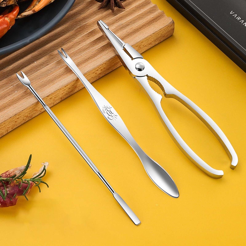 Kẹp Tôm Hùm / Cua Bằng Thép Không Gỉ Tiện Dụng Cho Nhà Bếp