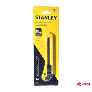 Dao rọc giấy cán nhựa 18mm chính hãng Stanley 10-143-S