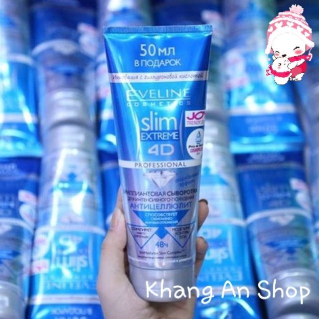 Kem tan mỡ Eveline Slim Extreme 4D của Nga