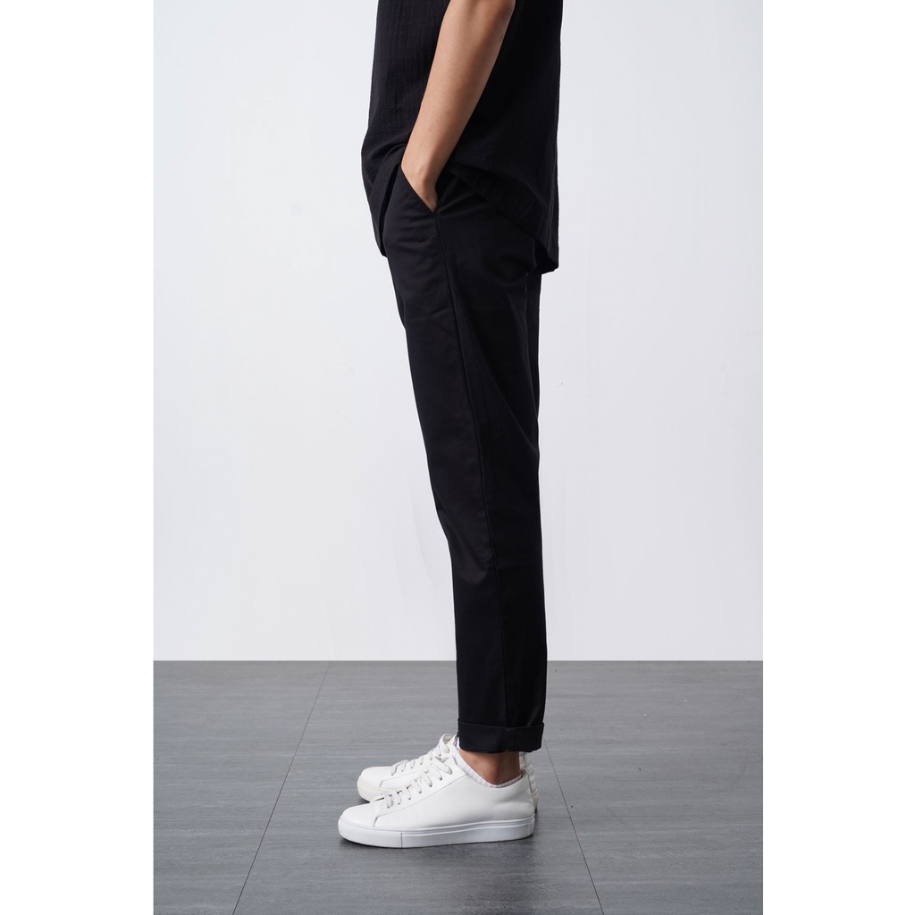 QUẦN KAKI NAM form slim crop nhiều màu có độ co giãn nhẹ - 10F21PCA002C | LA STORE MENSWEAR