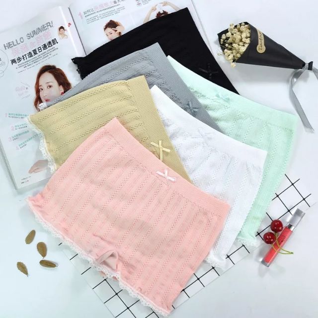 Quần mặc trong váy gân tăm co dãn 4 chiều