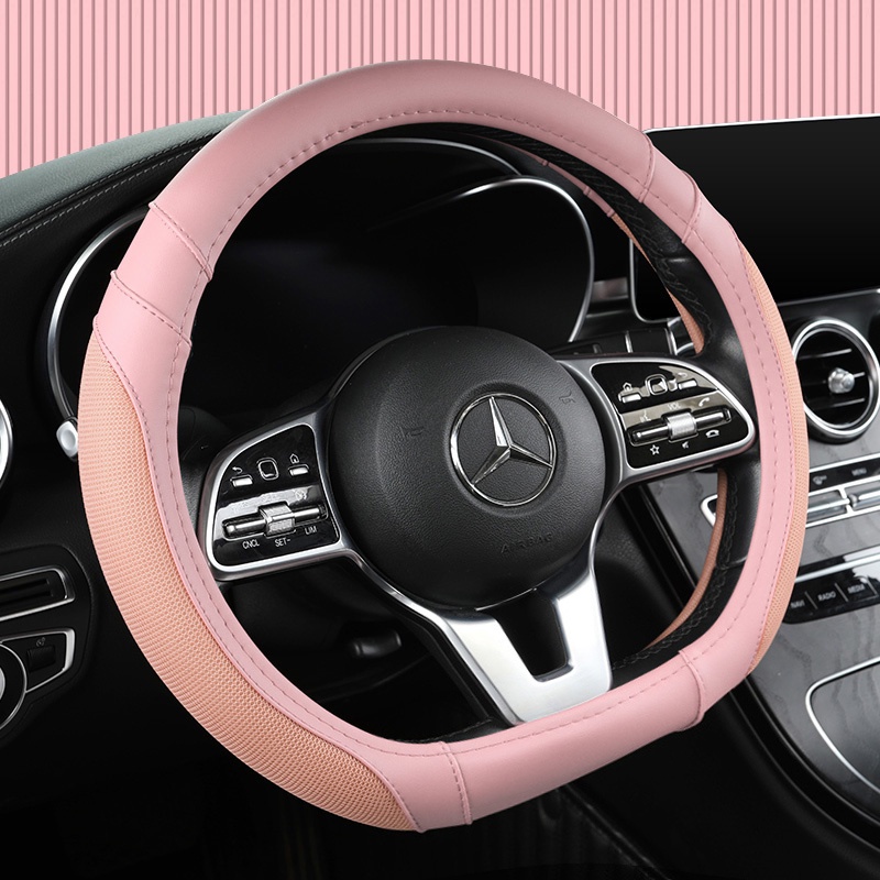 Bọc vô lăng ô tô loại D bọc da cho Kia Proceed Ceed GT Stonic 2017 2018 2019 2020 2021 Picanto X-line Morning