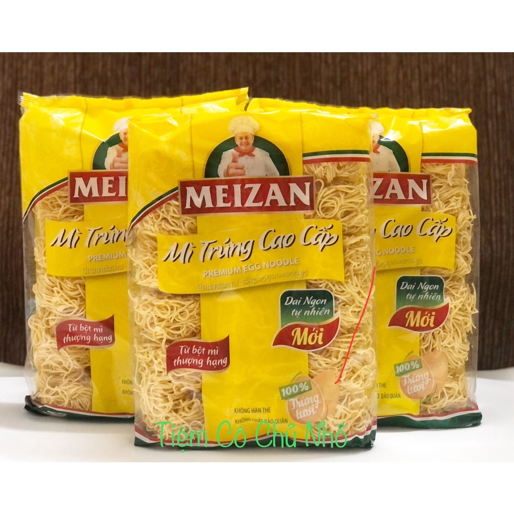 Mì trứng sợi tròn cao cấp Meizan