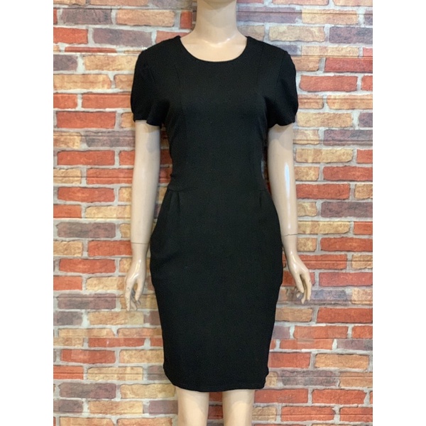 Đầm body đen,2hand,size SM
