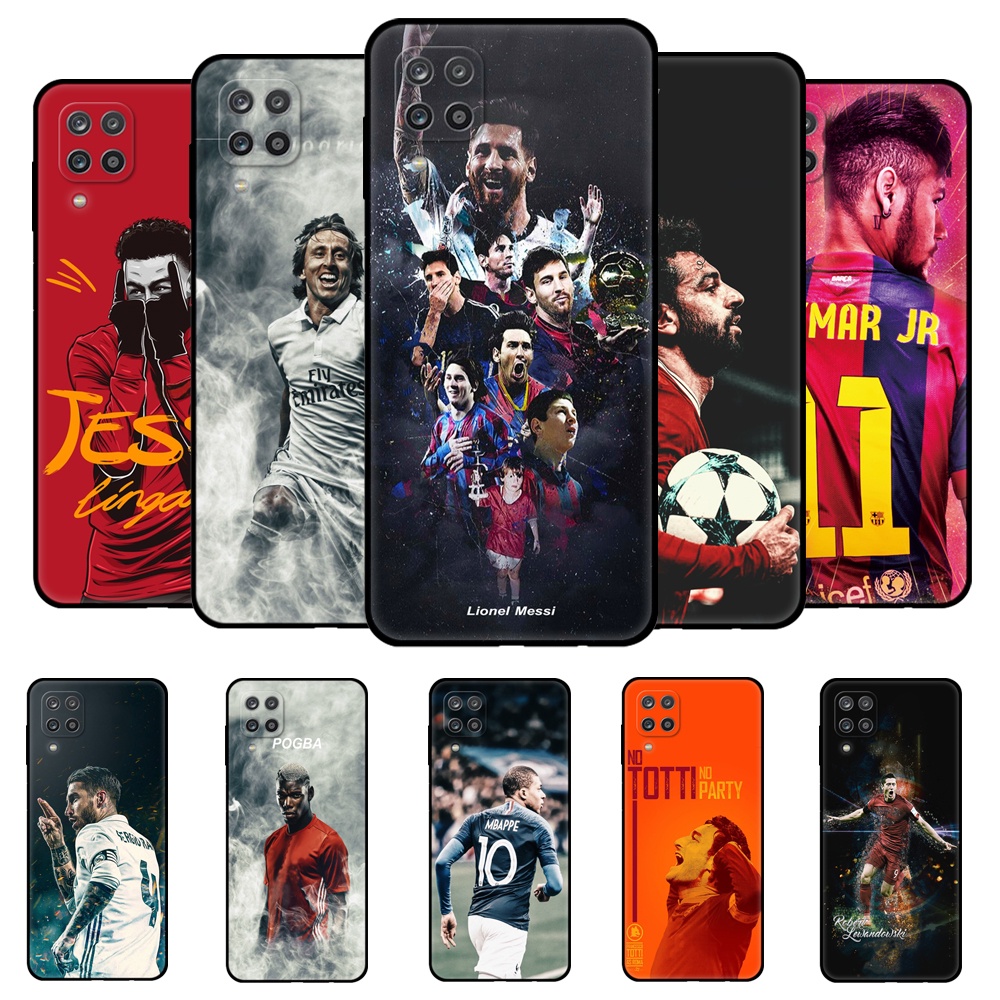 Ốp Điện Thoại tpu Silicon Mềm Hình Cầu Thủ Messi Ramos Modric Neymar Mbappe Salah Cho Samsung Galaxy A22 4G 5G A22S A42 5G A12