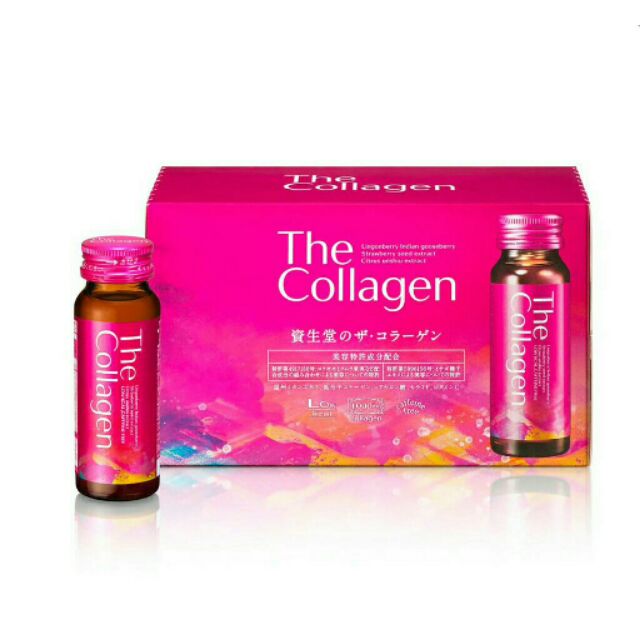 (hàng auth /date 2021) nước uống the colagel Shiseido đẹp da lão hóa ra hộp 10 chai