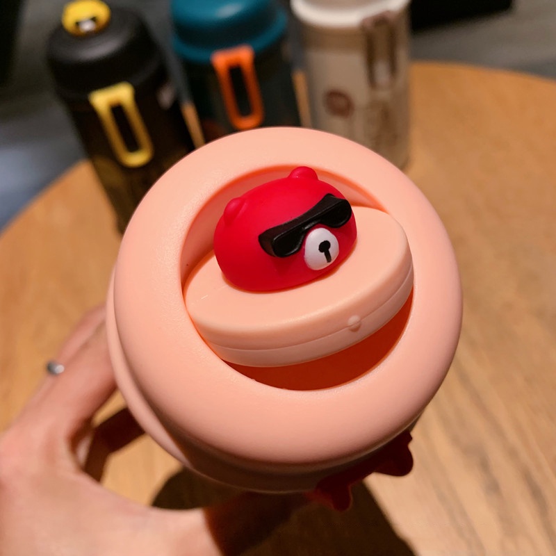 Bình ly giữ nhiệt hình gấu Yeah Bear chất liệu Inox 304 cách nhiệt 4 lớp dung tích 320ml - Hàng chính hãng TYESCO