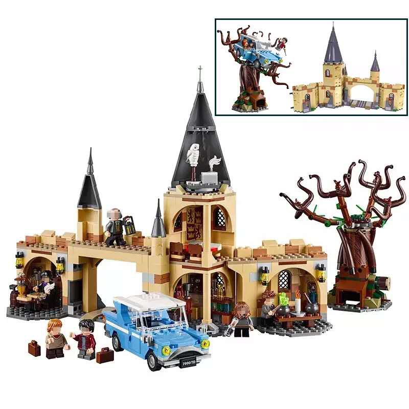 Đồ chơi Lắp ghép Mô hình Hogwarts Whomping Willow Set  Cổng Vào Thành Phố Pháp Thuật Hogwarts 69504