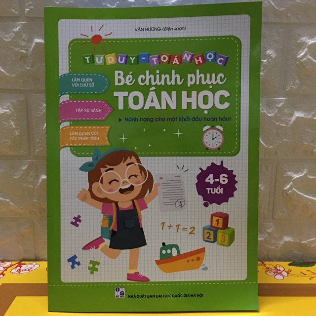 Vở Bé Chinh Phục Toán Học Cho Trẻ Từ 4-6 Tuổi -96 Trang 💌 💌