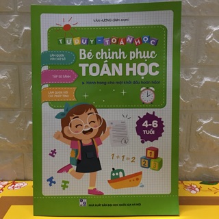 Vở Bé Chinh Phục Toán Học Cho Trẻ Từ 4-6 Tuổi -96 Trang 💌