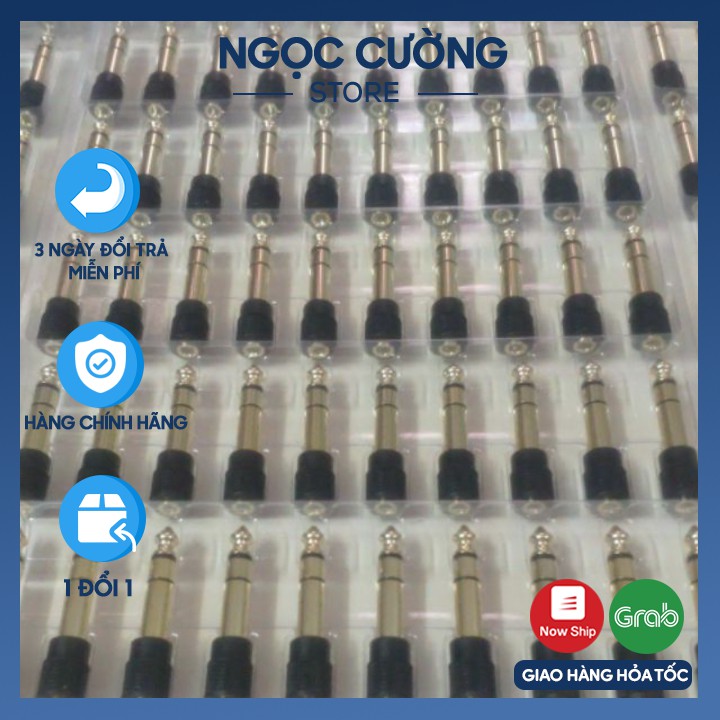 Đầu chuyển đổi giắc cắm âm thanh nổi 6.35mm sang 3.5mm chất lượng cao