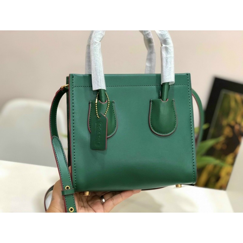 TNS-Túi tote mini siêu trendy Cashin tote bag kèm dây đeo chéo-chất da đẳng cấp-màu xanh hot hit