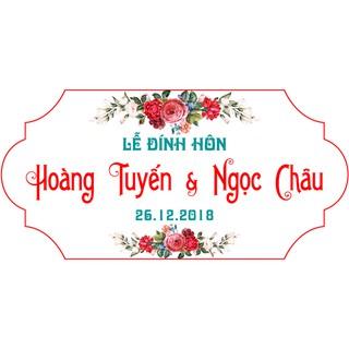 Bảng formex, bảng tên đám cưới