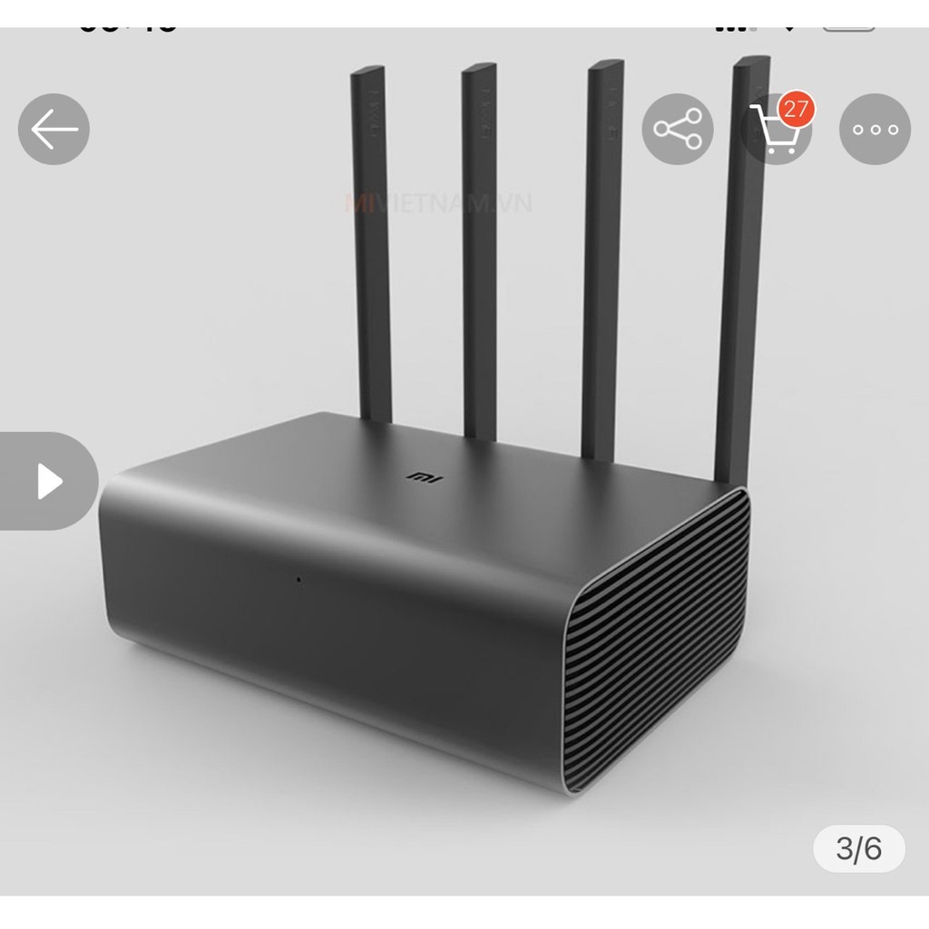 Bộ phát wifi router 4 râu Xiaomi router pro