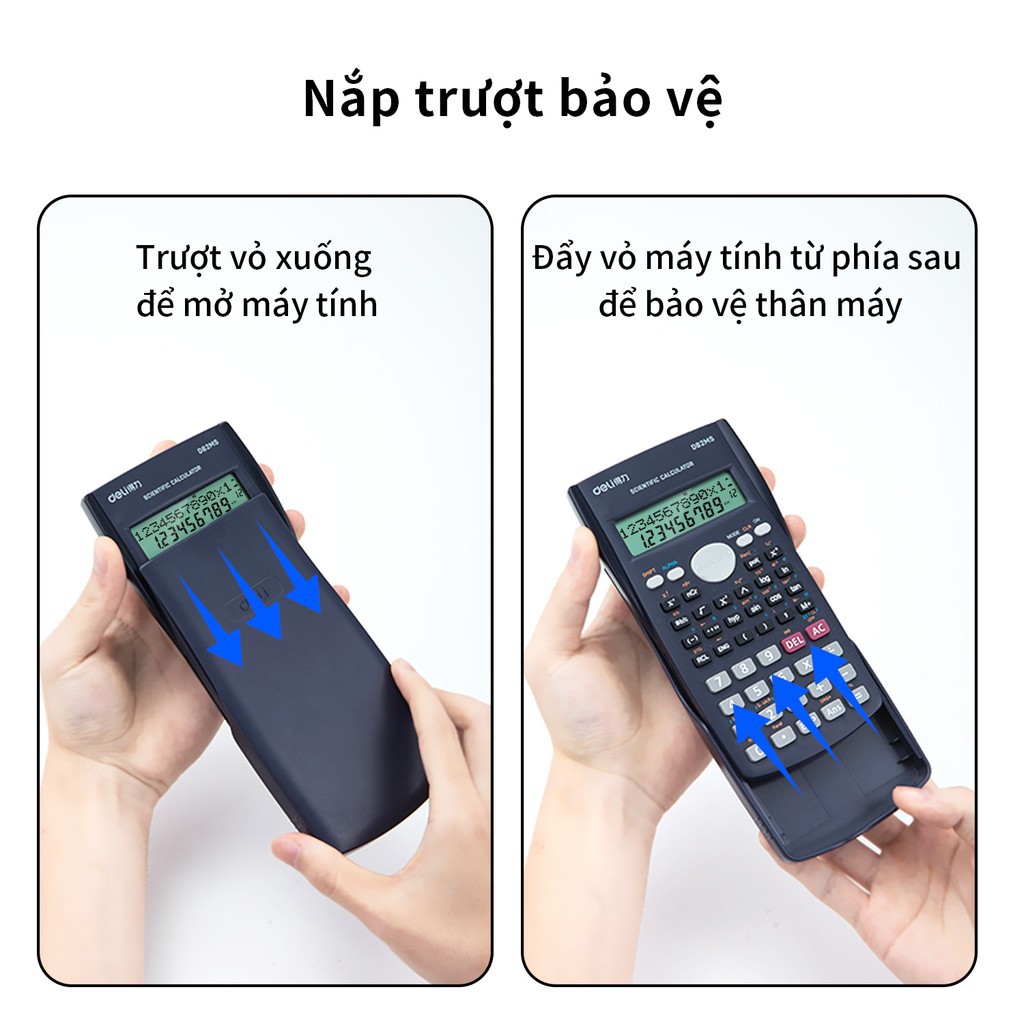 Máy tính học sinh kỹ thuật Deli D82MS Lalunavn - B21