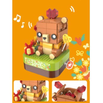 Mô hình lắp ráp, đồ chơi Hộp nhạc nanoblock JAKI