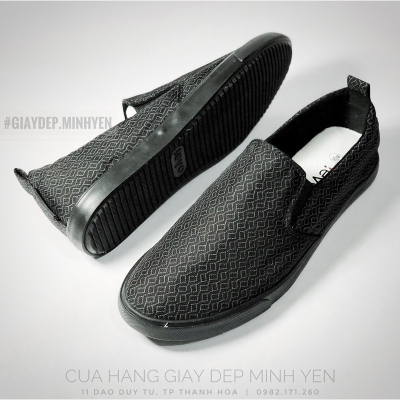 SLIP ON NAM LEYO - GIẦY LƯỜI VẢI NAM ĐẾ MỎNG SO1533