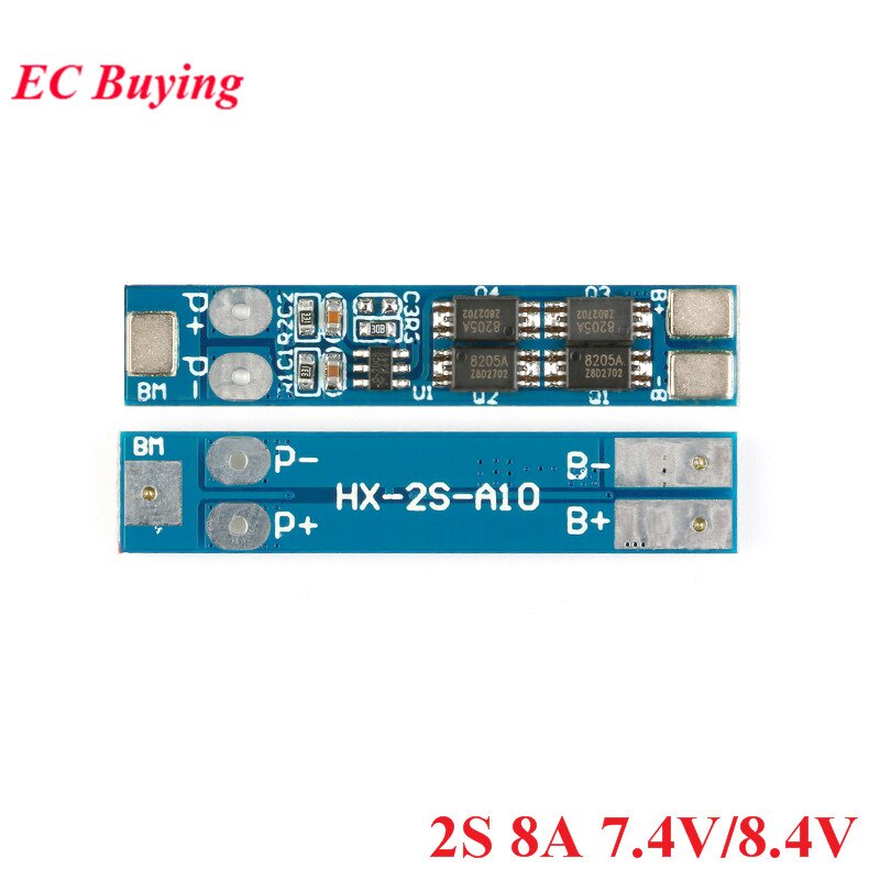 Bảng Mạch Sạc Pin PCB BMS 2S 3S 4S 18650 8A/10A 7.4V 8.4V 12.6V 16.8V