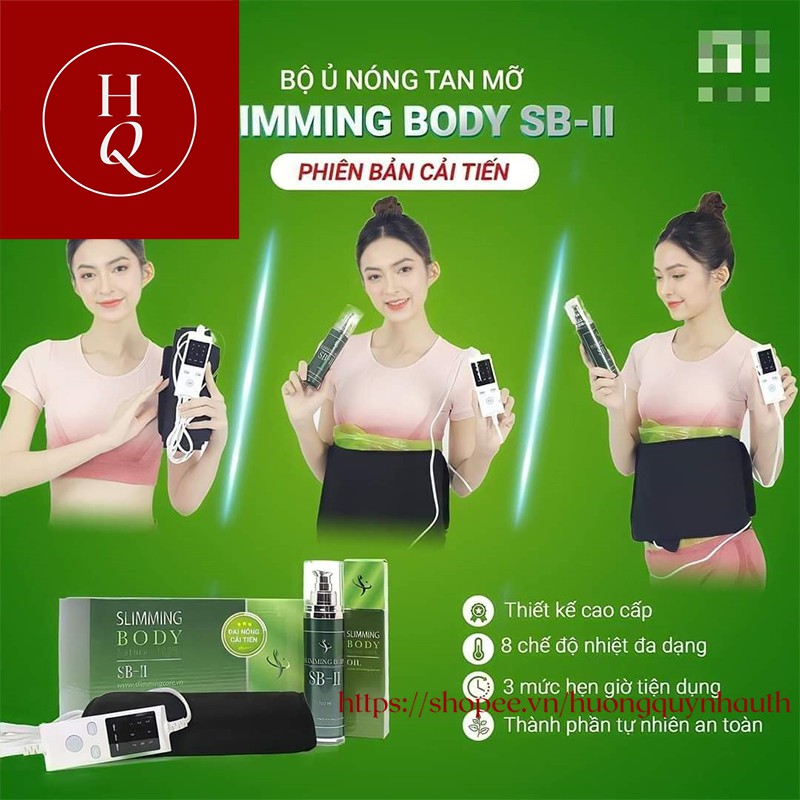 Bộ Đai Ủ Nóng tan mỡ Slimming Body II - sb2 Cải tiến