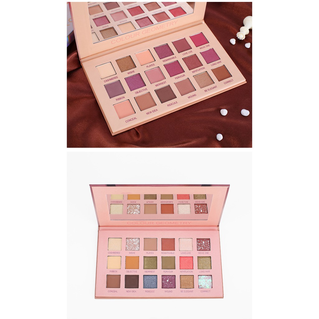 (Bán Buôn Sỉ) Bảng Phấn Mắt Nhũ 18 màu Lameila Nude For Party (Chustore P21 Rẻ Vô Địch) | BigBuy360 - bigbuy360.vn