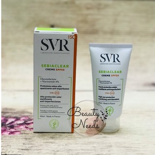 Kem Chống Nắng SVR Sebiaclear Creme Dành Cho Da Dầu Mụn SPF50 50ml