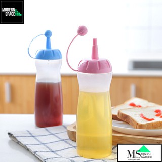 Chai đựng nước sốt, tương ớt - Dạng bóp Có nắp phụ GD-034