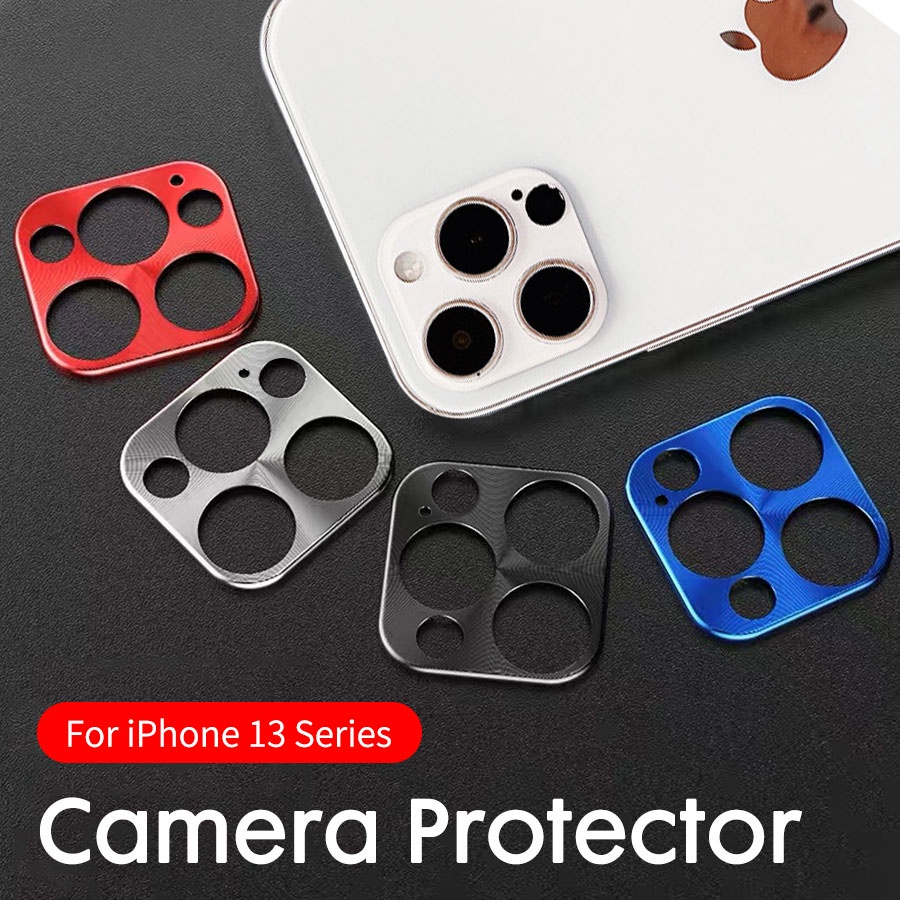 For iPhone 12 Mini 11 Pro Max Metal Back Camera Lens Guard Circle Case Cover Ring Protector