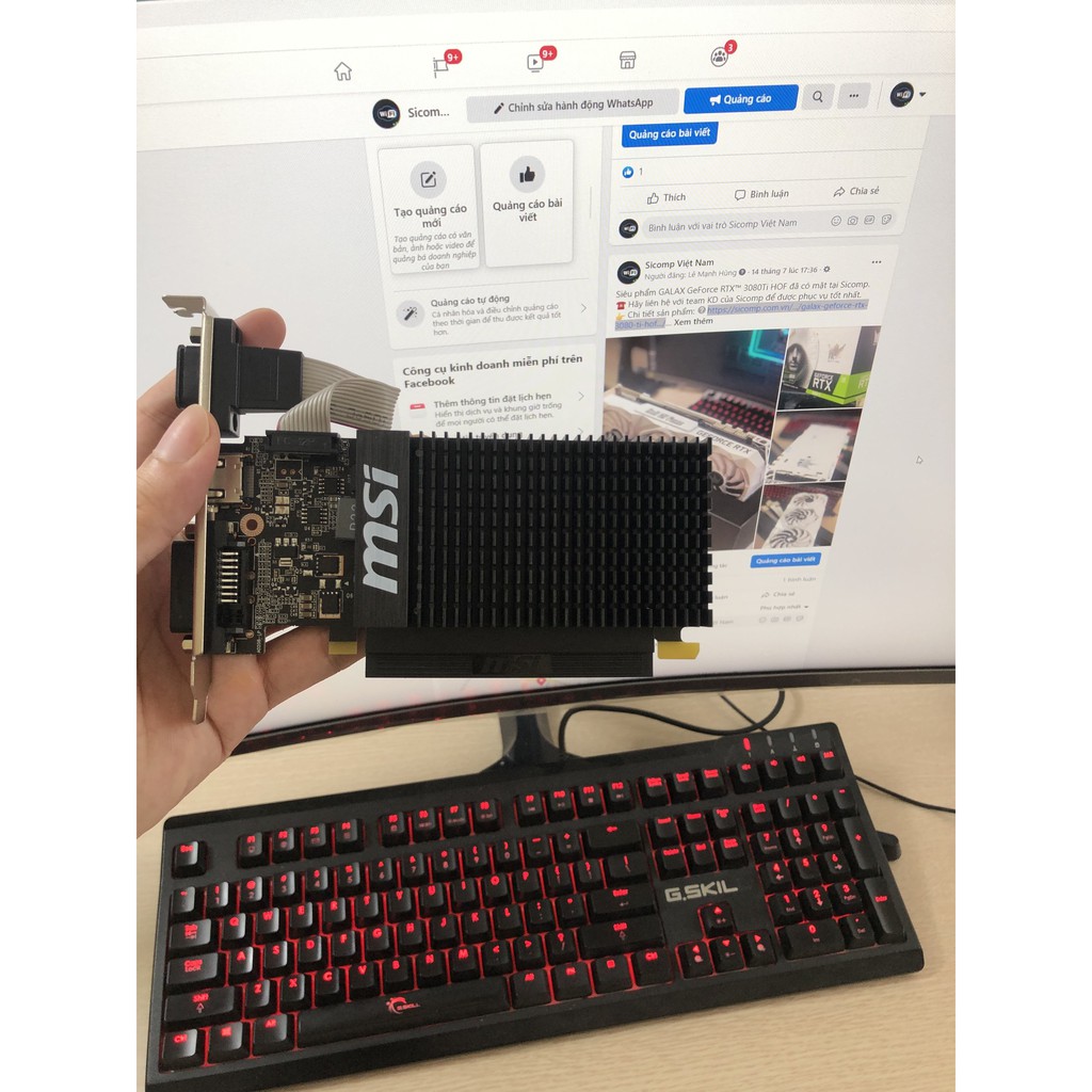 Vga MSI GT 710 2GD3 LP, new, bảo hành chính hãng 36th | BigBuy360 - bigbuy360.vn