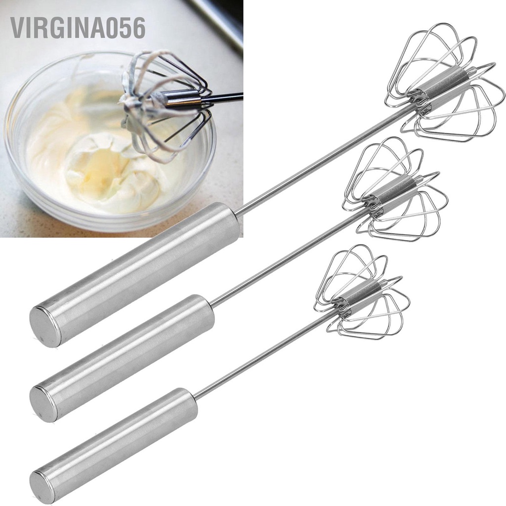 Virgina056 Máy đánh trứng Semi ‑ cầm tay nhỏ bằng thép không gỉ tự động dùng trong nhà bếp