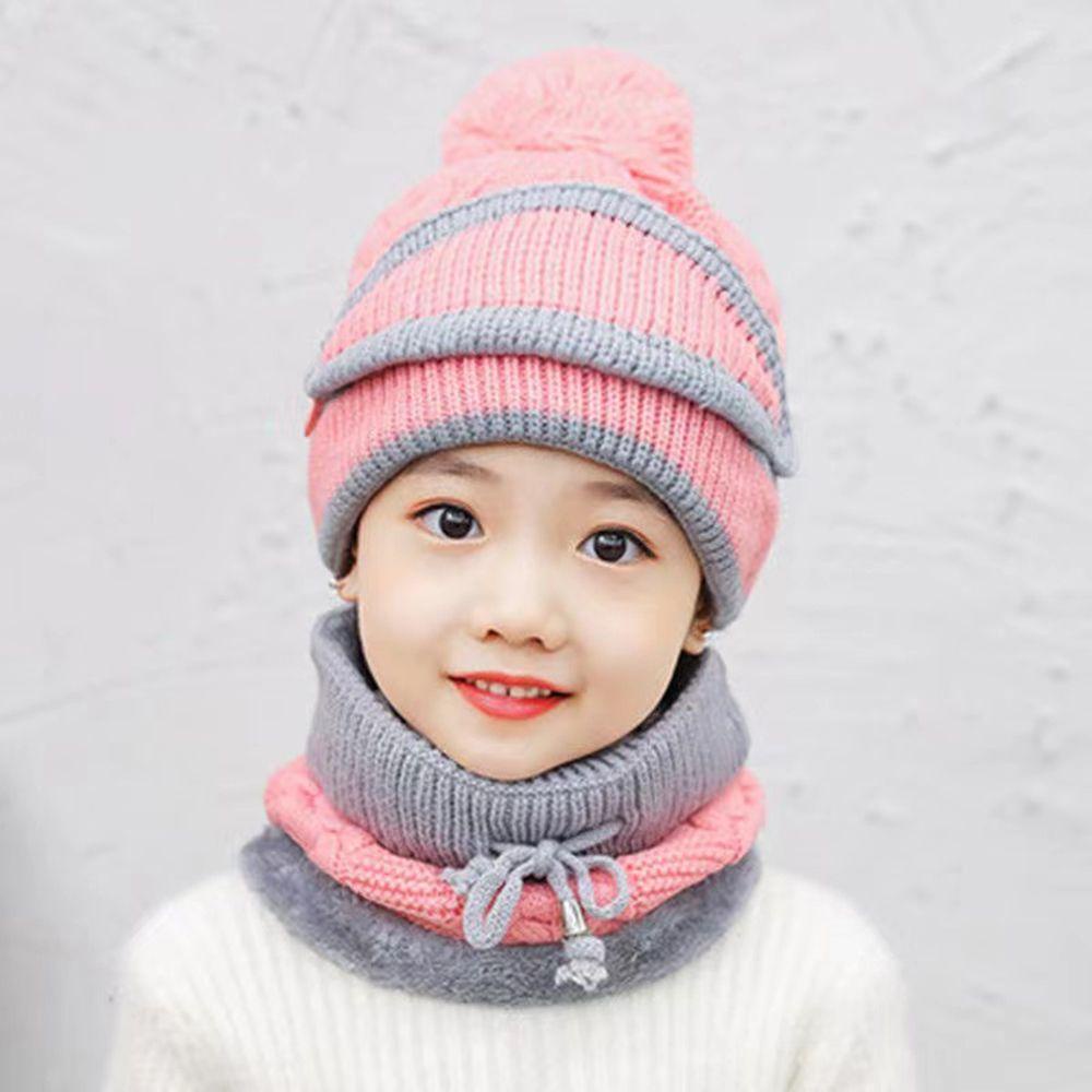 Mũ Len Che Phủ Cổ Giữ Ấm Mùa Đông Cho Bé