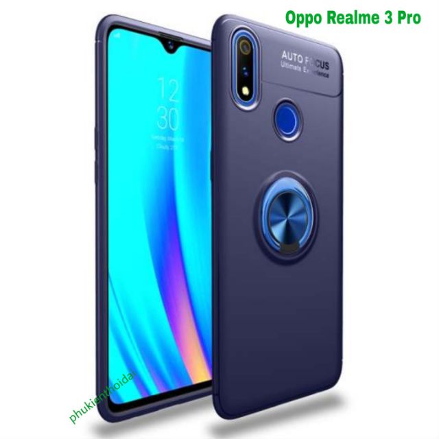 Ốp lưng Oppo Realme 3 Pro FREESHIP Từ 50k chống sốc giá đỡ kiêm nhẫn hút ô tô hiệu Auto Focus cao cấp