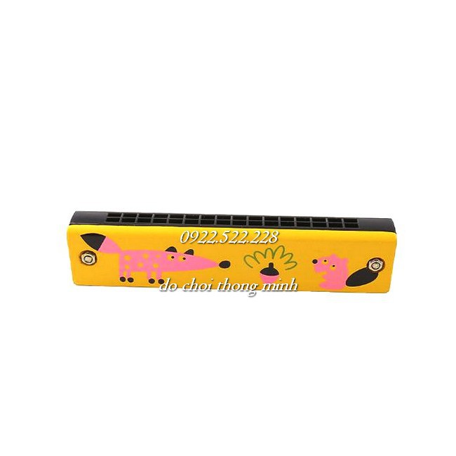 Kèn Harmonica gỗ - đồ chơi âm nhạc cho bé