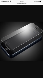 Cường lực ip5/5S/5C/5SE phủ Nano,mài cạnh