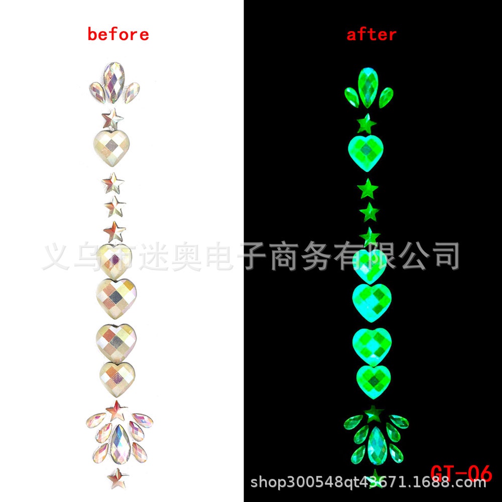 Miếng dán đính đá trang trí tóc phong cách Âu Mỹ DIY | BigBuy360 - bigbuy360.vn