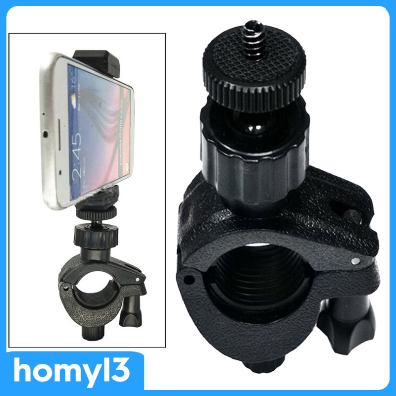 [Kayla's 3C] Mini Ball Head Mount 1/4\" Screw Mount Swivel for Tripod Stand Cameras Black