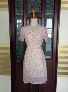 Đầm voan hoa nhí (kèm hình thật)