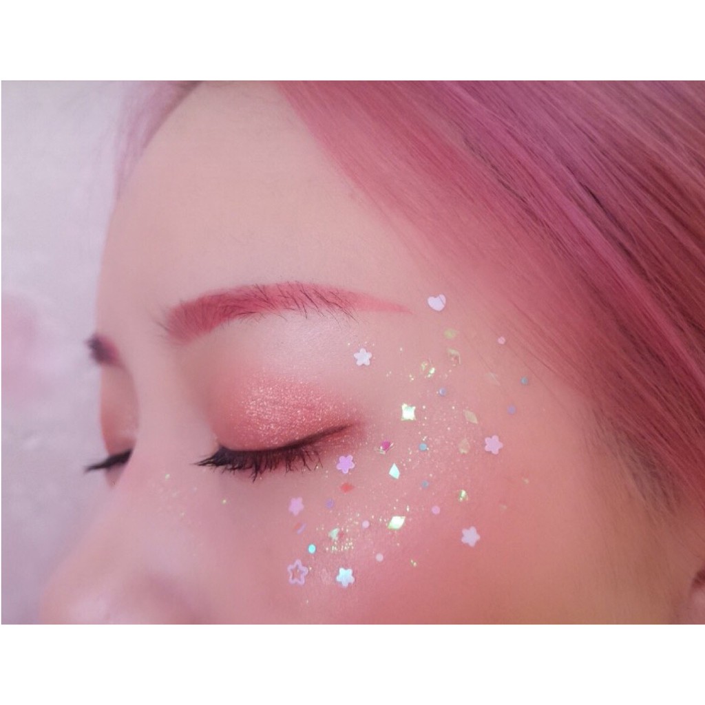 Monja Bột Kim Tuyến Lục Giác 3d Lấp Lánh Trang Trí Móng Tay